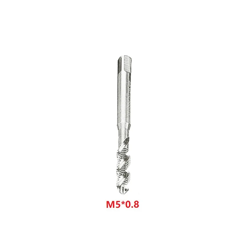 

1pc M3-M10 HSS Sprial Flute Metric Right Hand Screw Tap M3 M4 M5 M6 M8 M10 Thread Plug Tap Drill For Machine Metals
