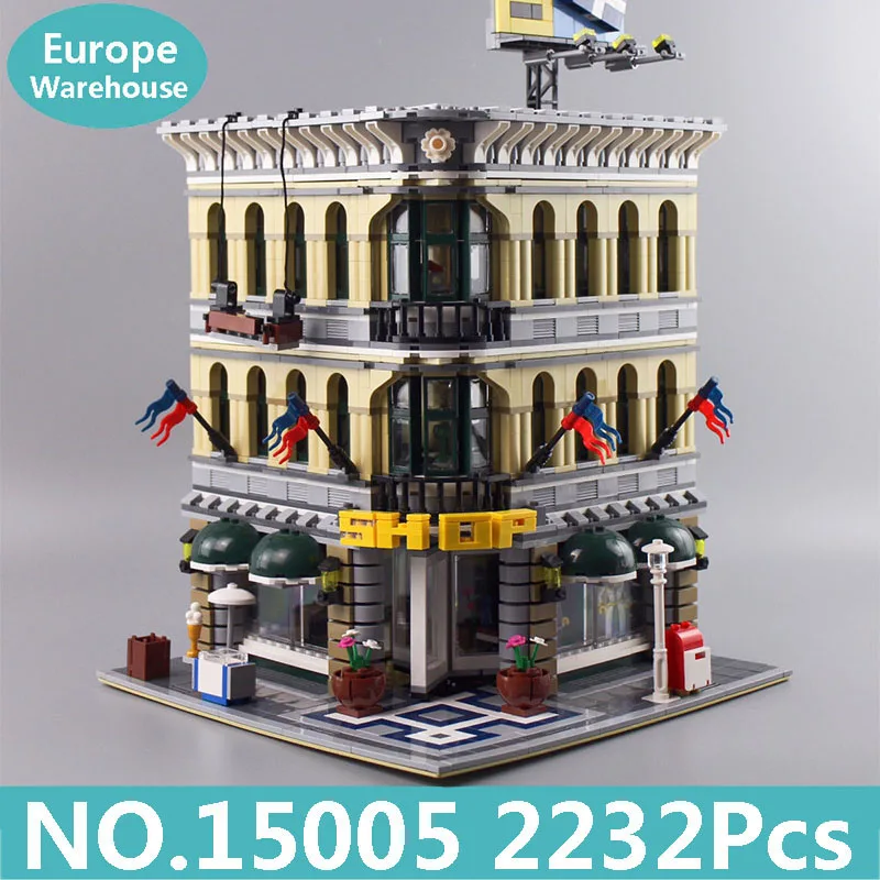 Lepinblocks King Bricks 15005 Creator Expert City architecture дом строительные блоки набор большой торговый центр 10211 игрушки для детей