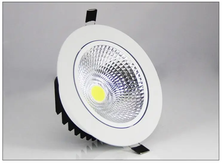 10pcs 68mm 85-265v Recessed Cob Led Downlight Spot Light Ceiling Down Lamp Сафиты Для Потолка | Лампы и освещение