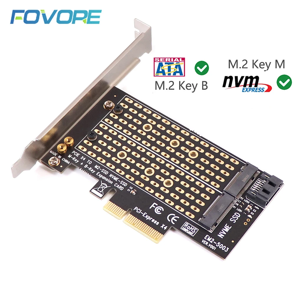 двойной nvme m2 m 2 m ключ sata b ключ ssd к pci express pci e 30