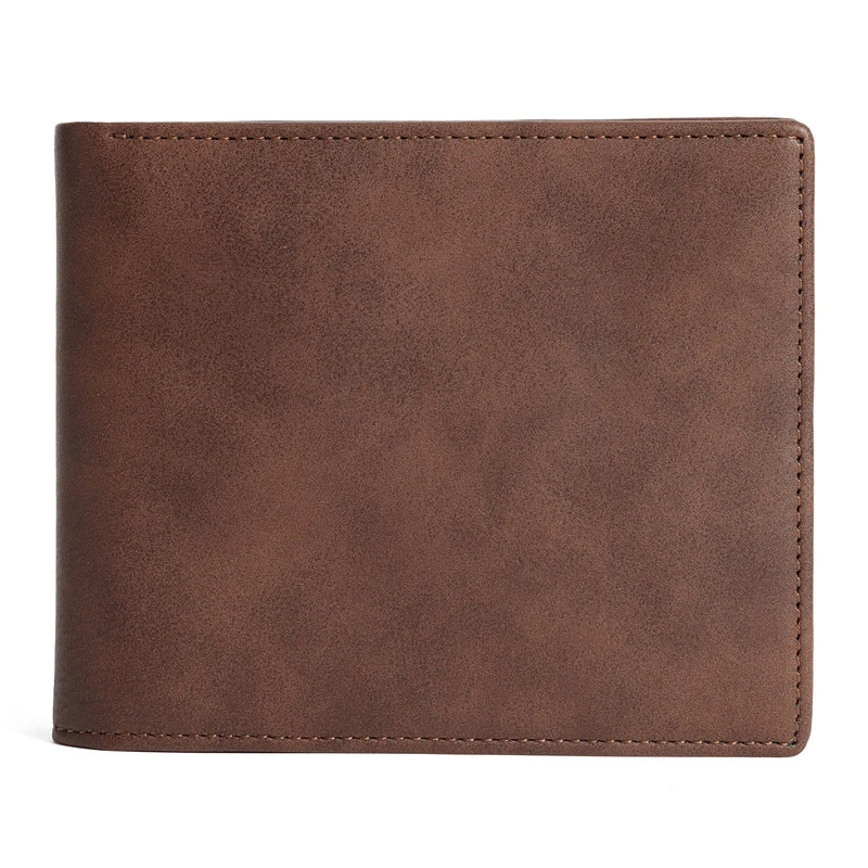 

Men's Fashion Leather Wallet Card Holder Bifold Vintage Wallets Purses Husband Boyfriend Gift Valentine's Day Present