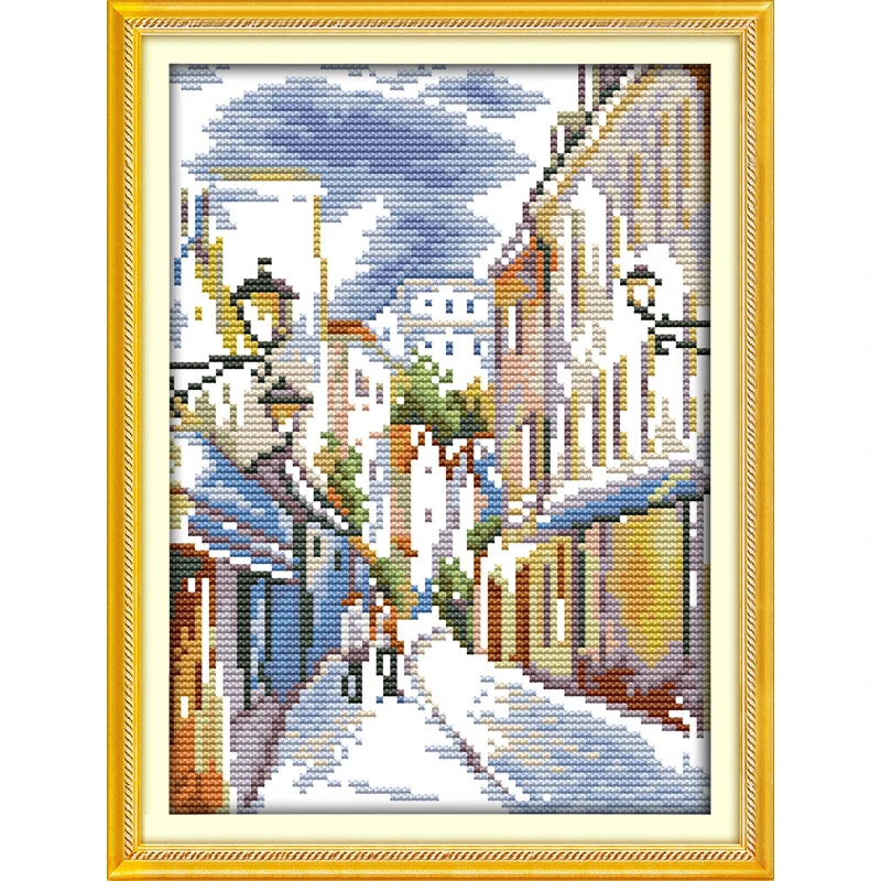 Everlasting Love The Beautiful Street View китайские наборы крестиков экологический хлопок 11 CT DIY