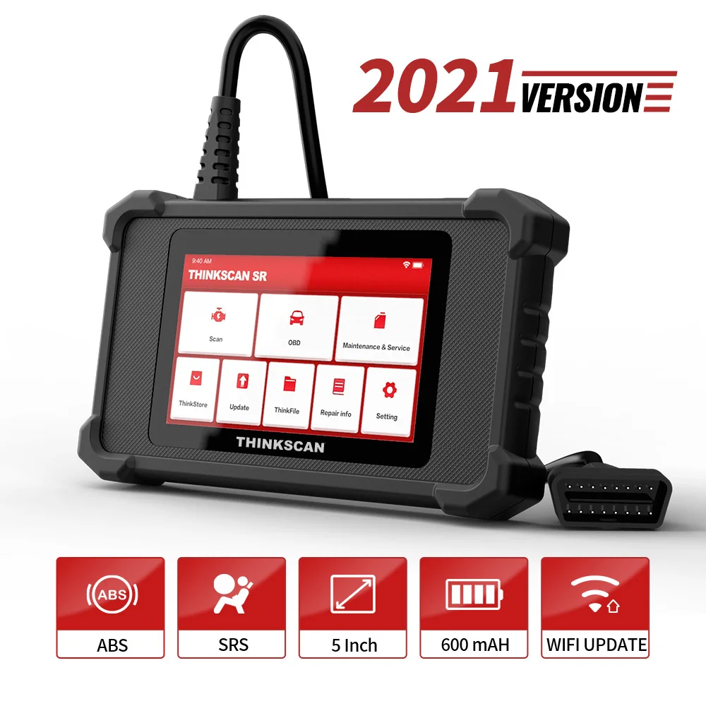 

THINKCAR SR2 OBD2 Scanner ETS RESET Code Reader Professional Scan Tools 2 System Car Diagnostic Tool