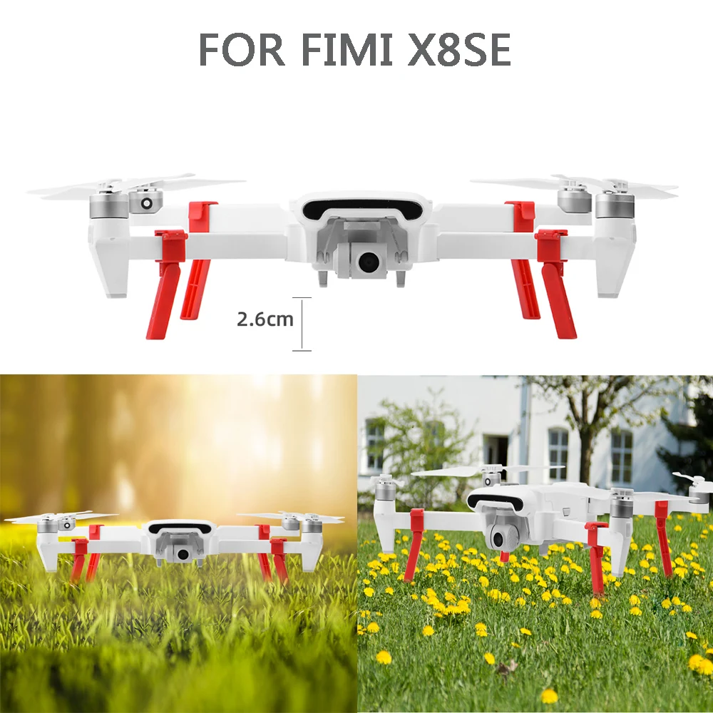4 шт. воздушная посадочная площадка для Xiaomi FIMI X8 SE радиоуправляемая беспилотная