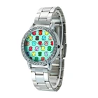 Reloj Mujer класса Люкс, лидирующего бренда с медведем кварцевые часы для женщин модные классические часы свободного покроя из нержавеющей стали наручные часы 2020 Новый