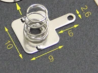 50 комплектов пружинный положительный и отрицательный контакт батареи AA или