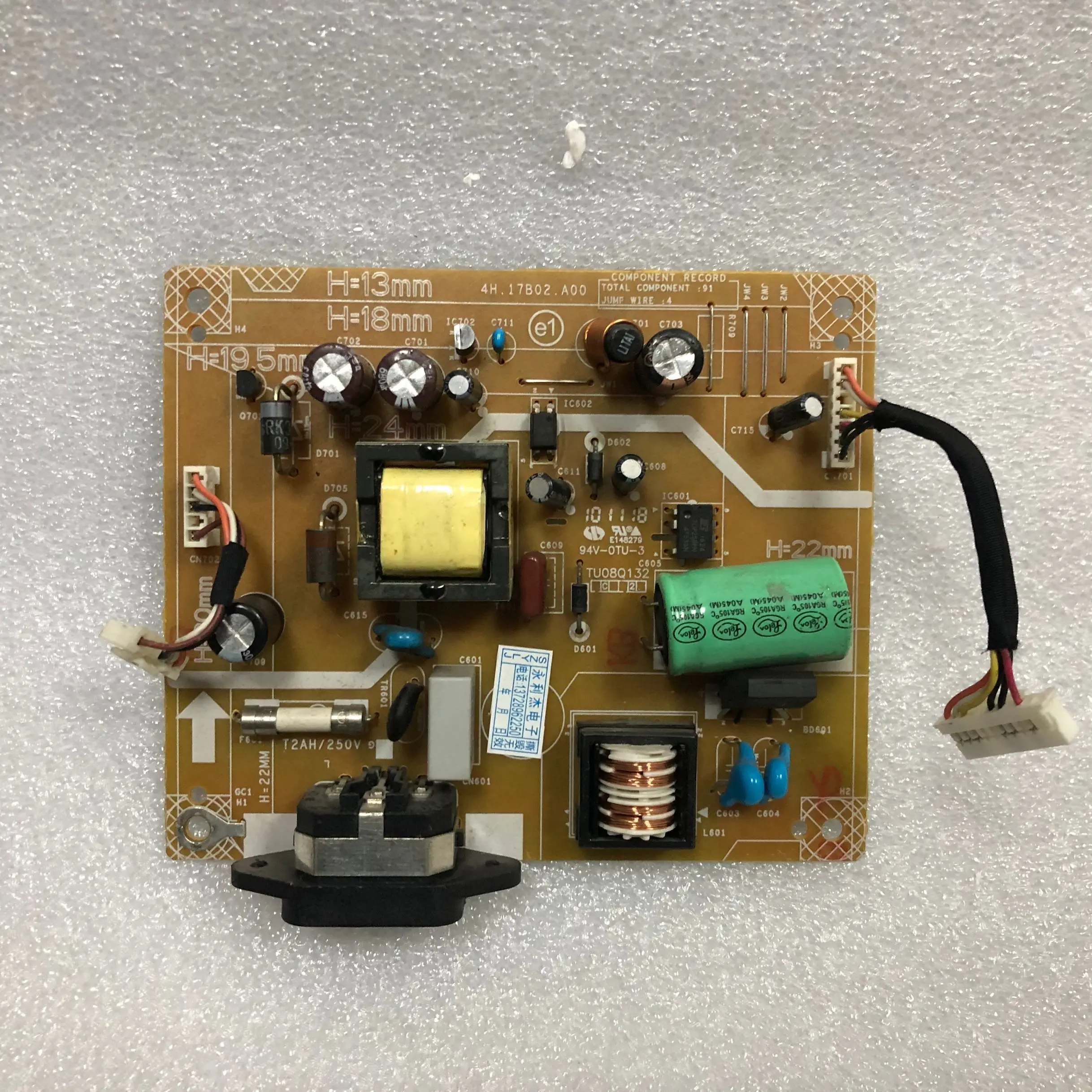 100% тестовая доставка для IN2020MB IN2020NB ST2420LB E2211Hb плата питания 4H.17B02.A00