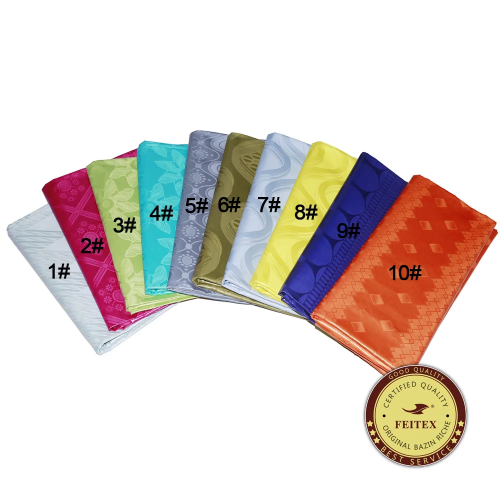 Feitex оригинальный Базен Riche (подобные Getzners) африканская ткань морская парча 6 звезд