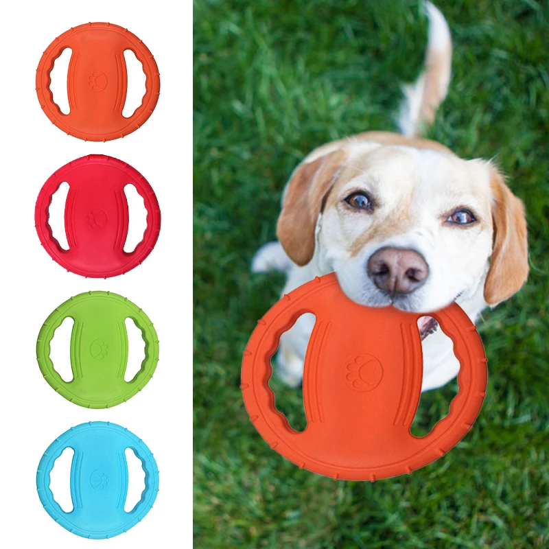 1 шт. забавная силиконовая летающая тарелка для собак собака кошка игрушка игра