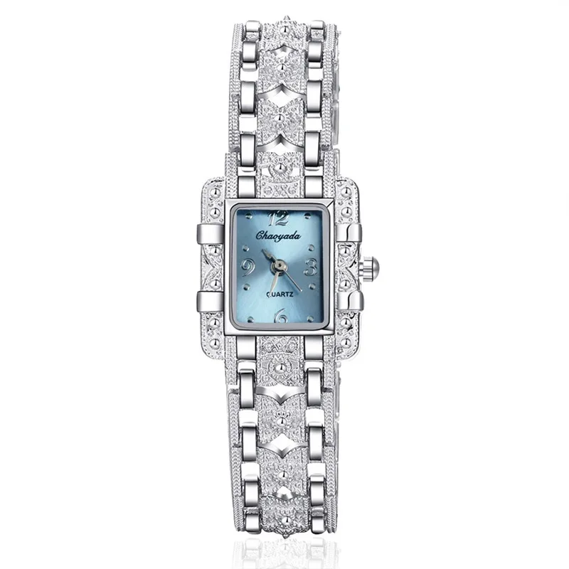 Hot Selling Women's Bracelet Watch Ubiquitous Square Girls' Alloy Korean Fashion Quartz Watch