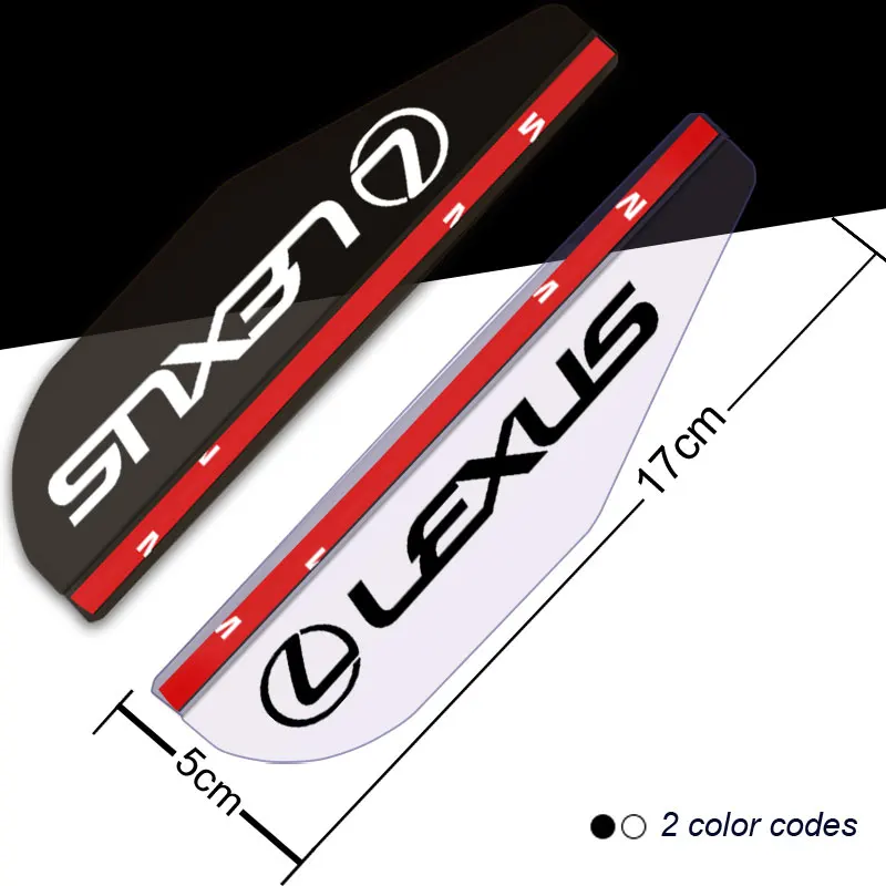 2 шт. автомобильные наклейки на зеркало заднего вида Lexus is220d nx300h ct200h is300h RX300 ES300 UX NX