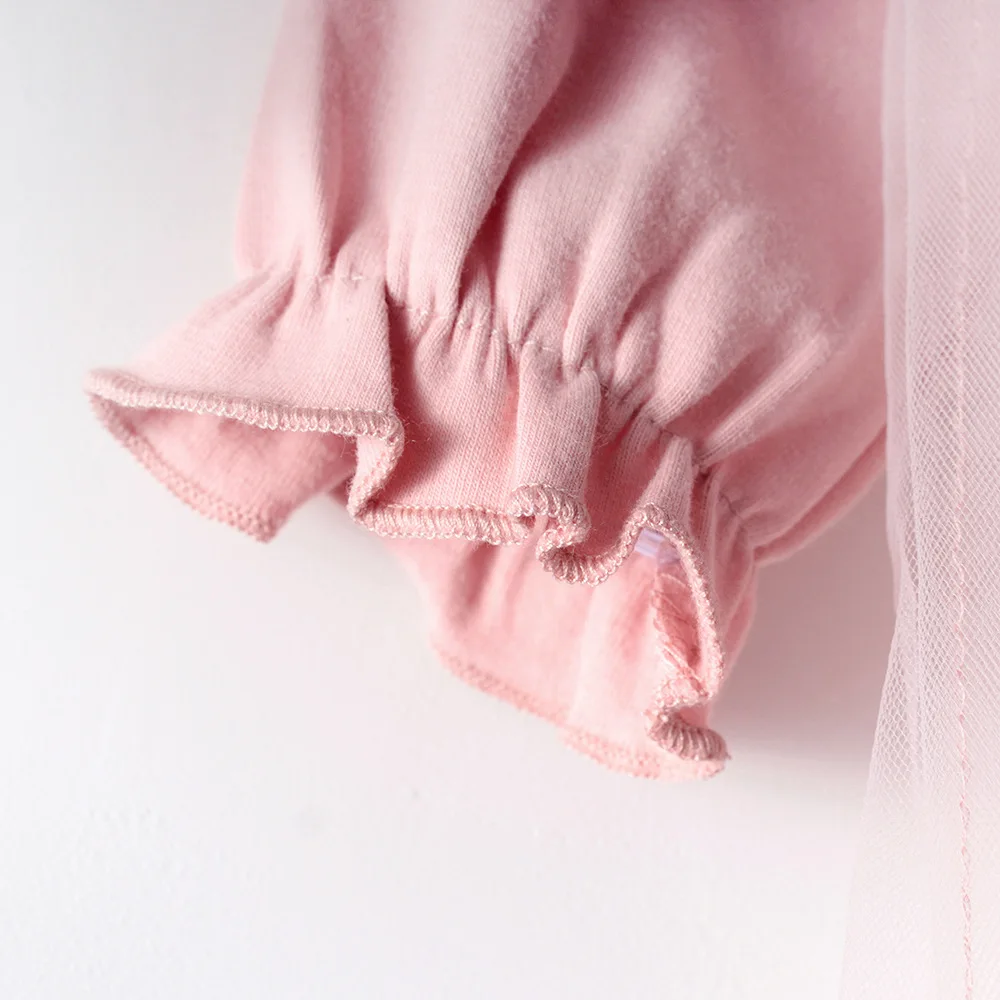 Детское хлопковое боди с длинным рукавом вышивкой|Боди для малышек| |