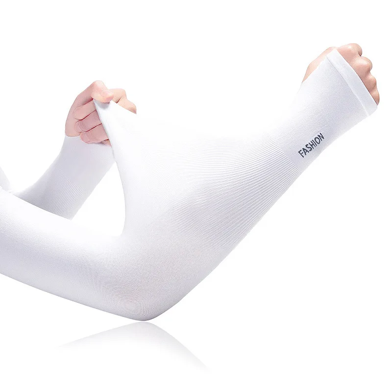 

Summer ice sleeve sunscreen gloves for men and women with UV protection thin long ice silk sunscreen sleeves driving arm sleeves