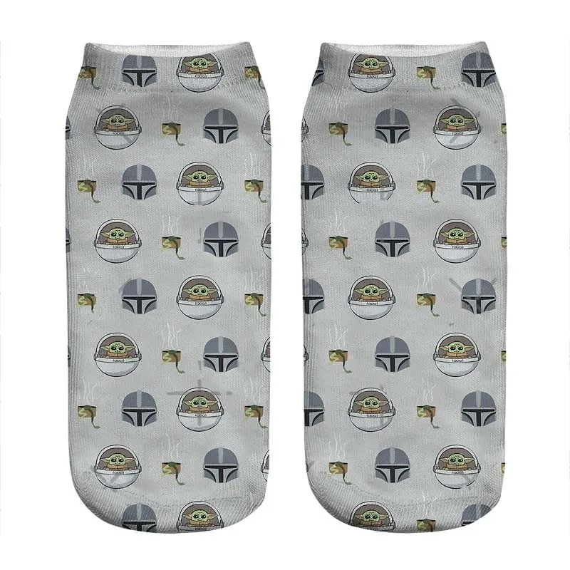 

Women's socks kawaii cool ice platinum grey Printed Socks Woman harajuku Happy Funny Novelty cute girl gift Socks for women