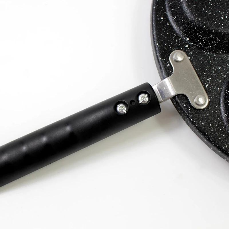 

6 Holes Fried Eggs Cooking Frying Pan,Non-Stick Pan Egg Burger Mold Multi-Function Home Poached Egg Pancake Plate