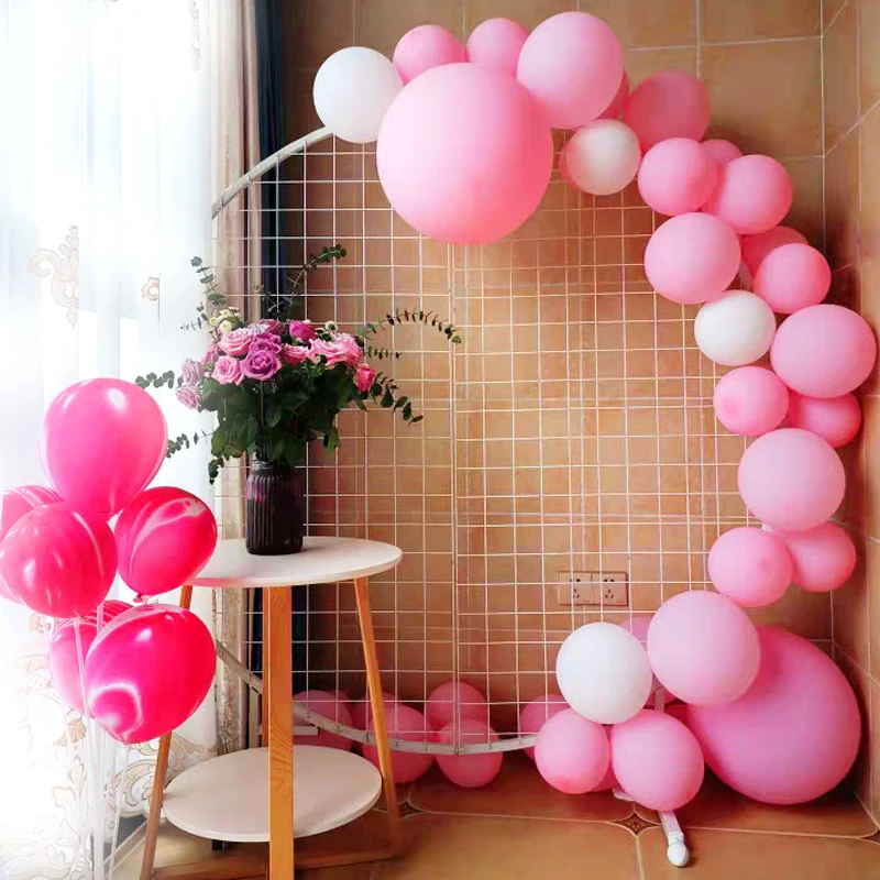 Круг железная Арка свадебный фон сетка открытый газон Свадьба День Рождения