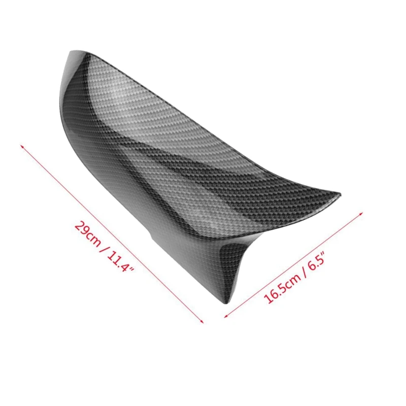 2 предмета из углеродного волокна автомобиля крышка зеркала заднего вида Кепки в