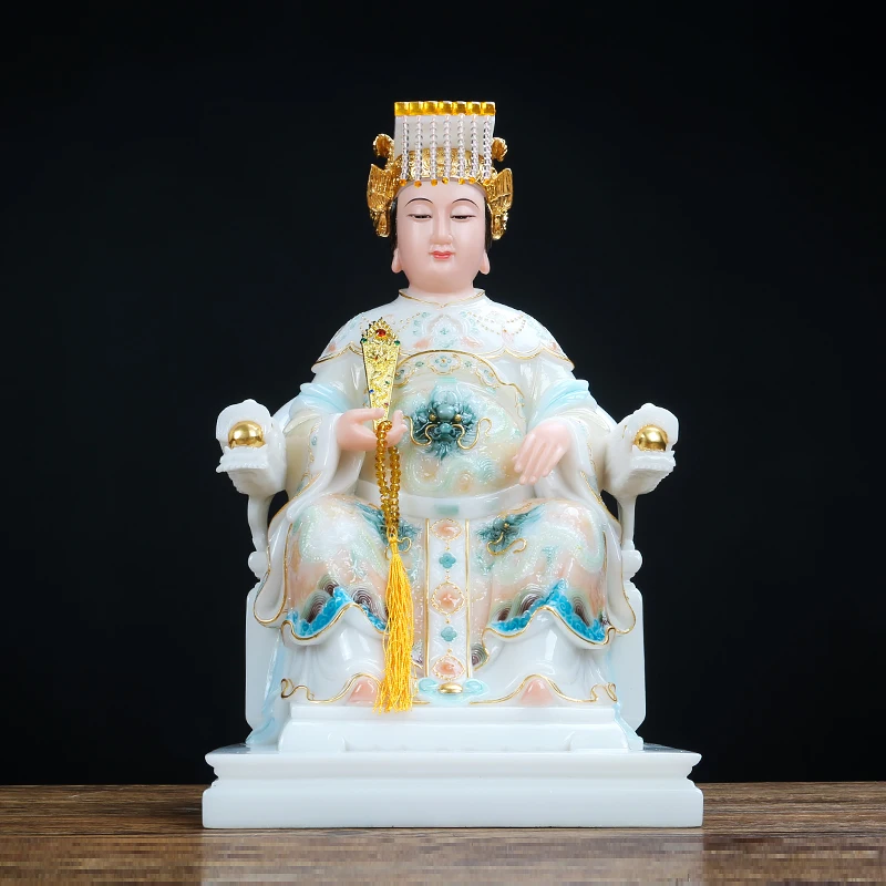 

40cm Wholesale Buddhism figure Goddess Matsu MAZU Guanyin God buddha Asia HOME protection Propitious Prosperity FENG SHUI statue