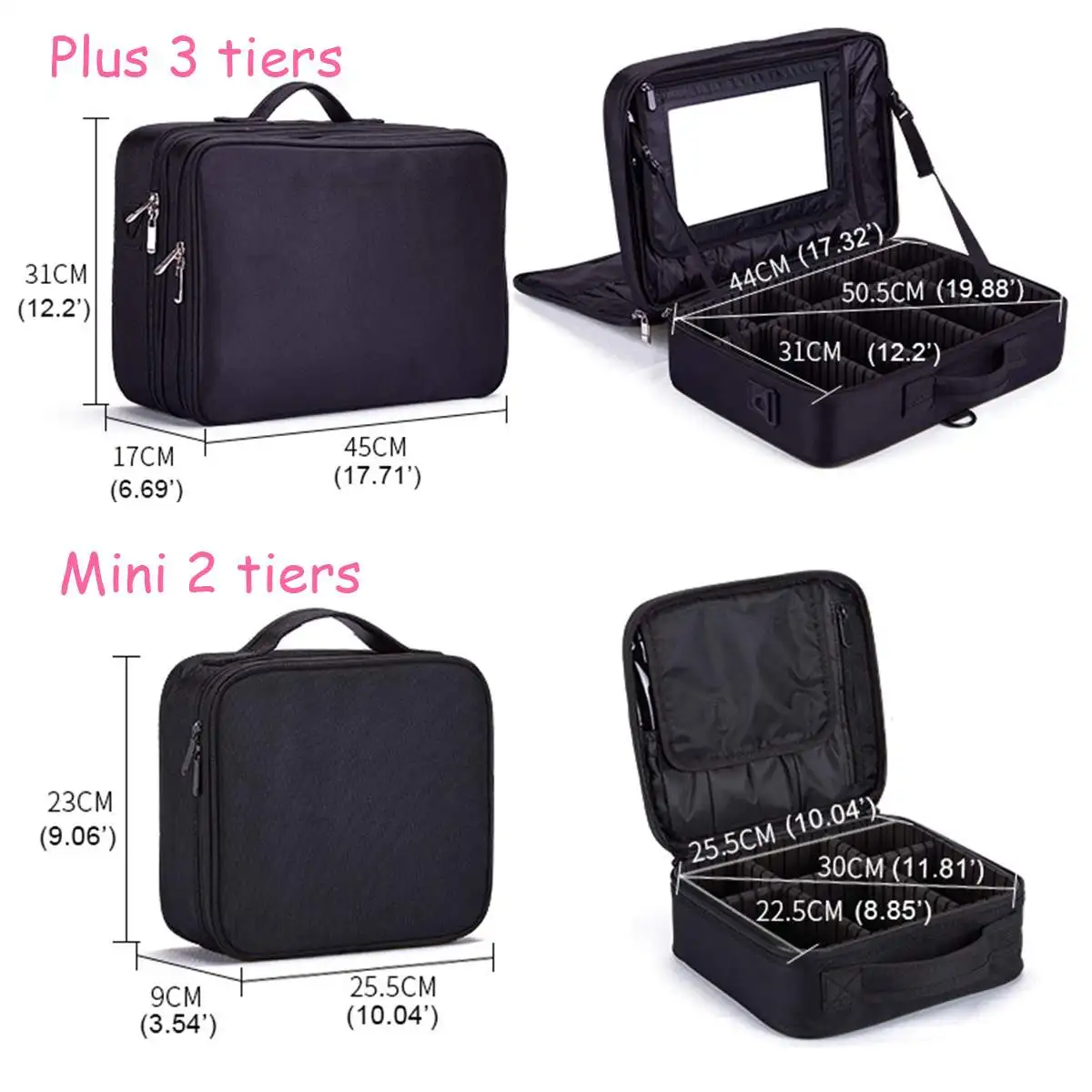 Женская модная косметичка дорожный органайзер для макияжа профессиональная