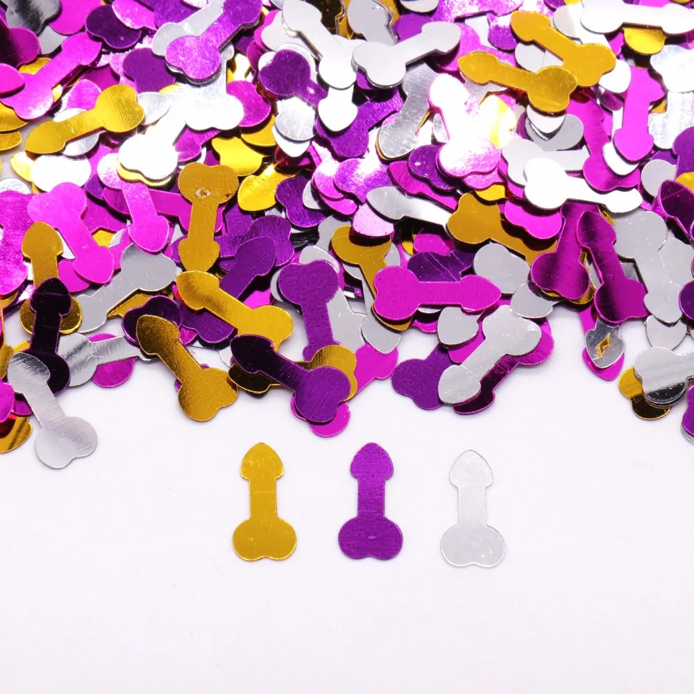 Красочные Курица вечерние пенис конфетти девичник ночь Вилли клюв свадебный душ