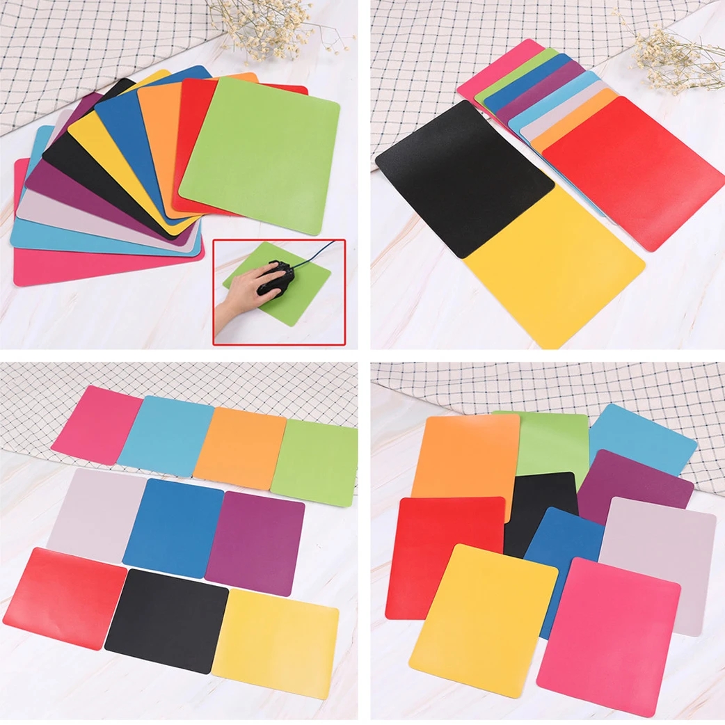 

2pcs/set Square Ultra Thin Rubber Office Desk Accessories Set Office Desk Organizer School Supplies Mouse Desk Tools