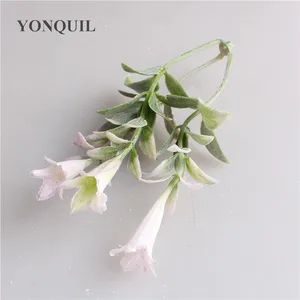 50 шт искусственные зеленые узором из цветов и листьев, украшение для свадьбы, дома, украшения в подарок DIY аксессуары с цветочным принтом Скрапбукинг подделка с цветочным узором