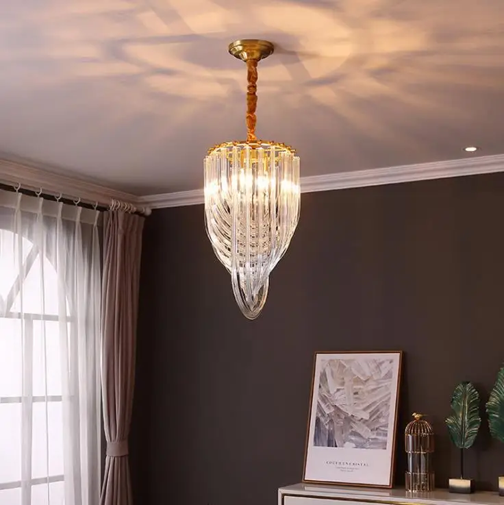 Новая мода светильник роскошная люстра американский ресторан светодиодный