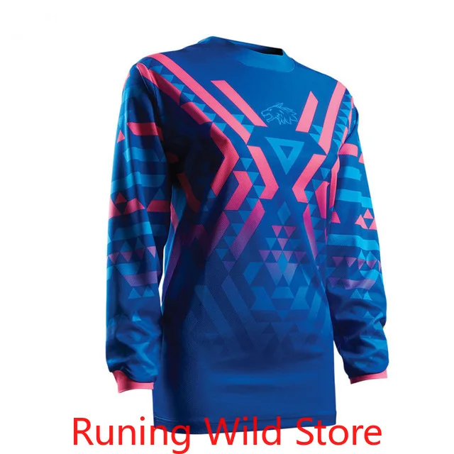 

Man brand new Cycling Motocross Jerseys blue red Dirt Bike Cycling Bicycle MTB Downhill Shirts Motorcycle T Shirt Racing Jersey