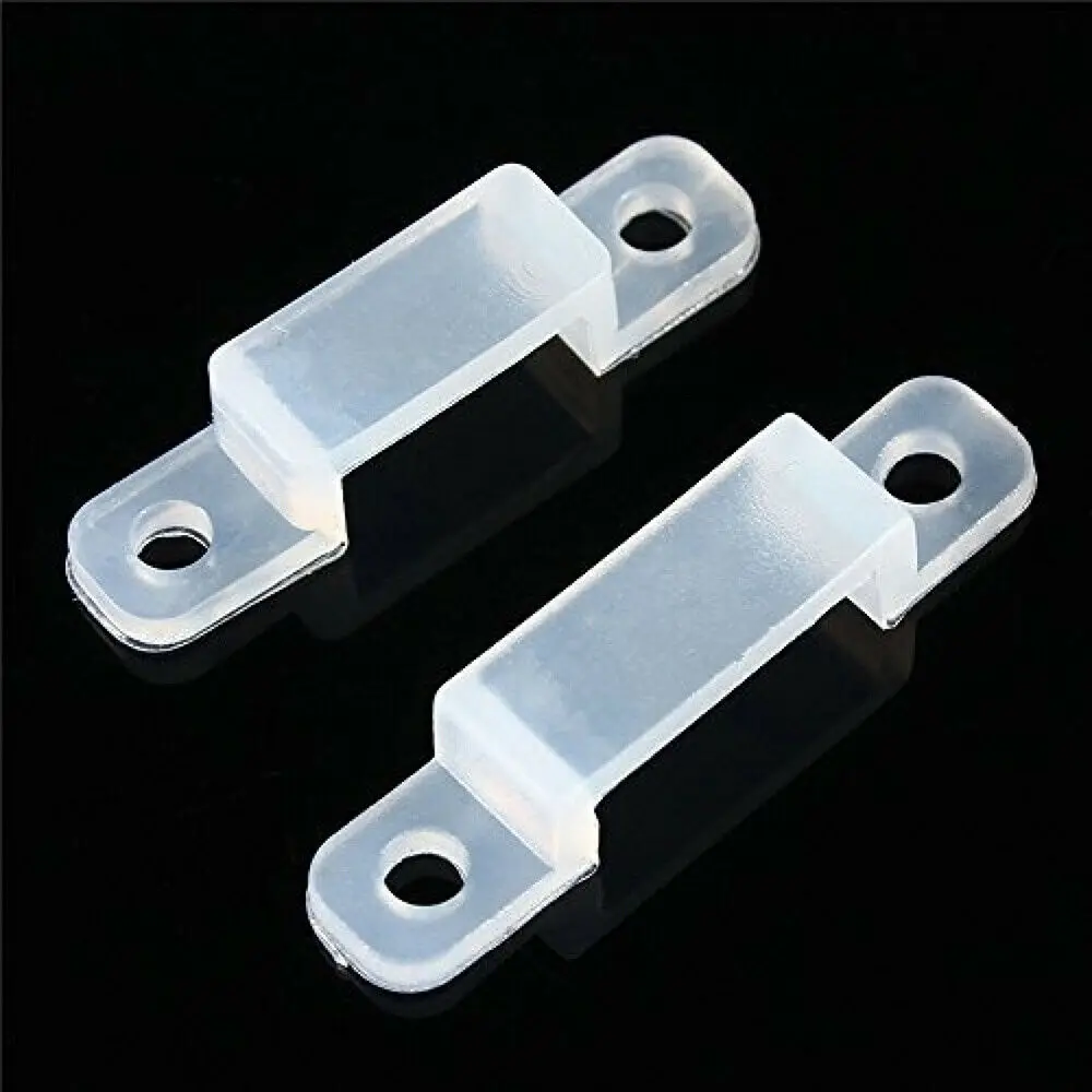 20 штук 12 мм силиконовый фиксатор зажимы кронштейн держатели для Светодиодные