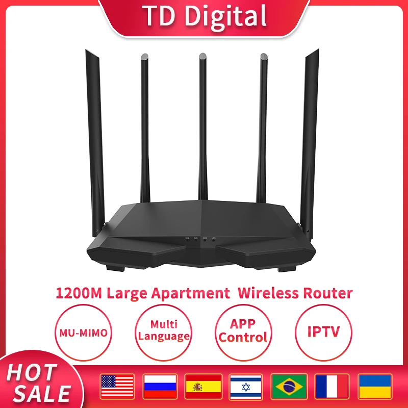 Wi-Fi-роутер GC7 AC1200M с антенной высоким коэффициентом усиления 2 4/5 0 ГГц | Компьютеры
