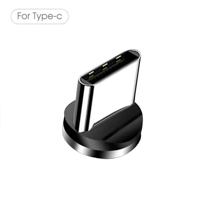 Micro USB Head Plug Крутой Магнитный USB кабель для быстрой зарядки usb type C кабель магнитное зарядное устройство для зарядки данных Micro USB кабель мобильного телефона кабель USB шнур - Цвет: Micro USB Head Plug