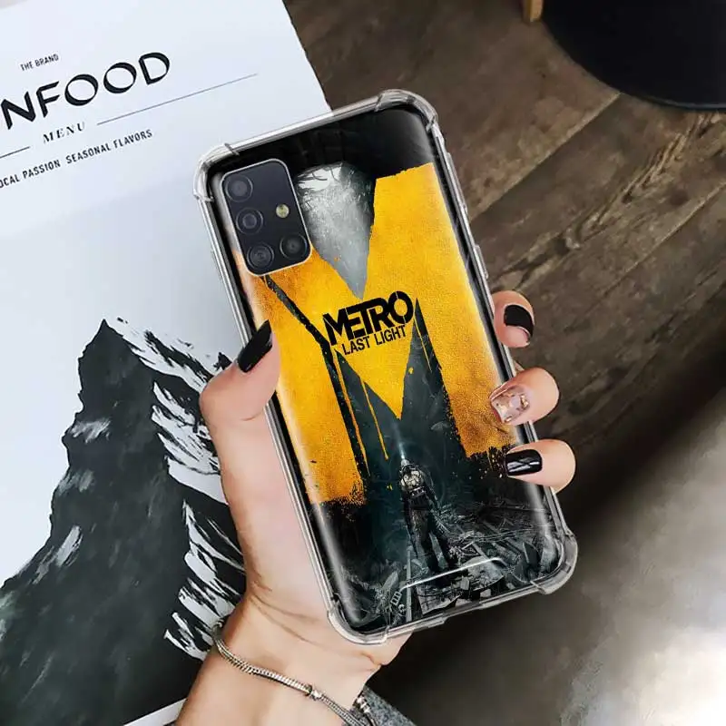 

Metro 2033 Game Play Case For Samsung Galaxy A51 A71 M51 M31 M21 A41 A42 5G A31 A21s A11 Airbag Anti Mobile Phone Fall Cover