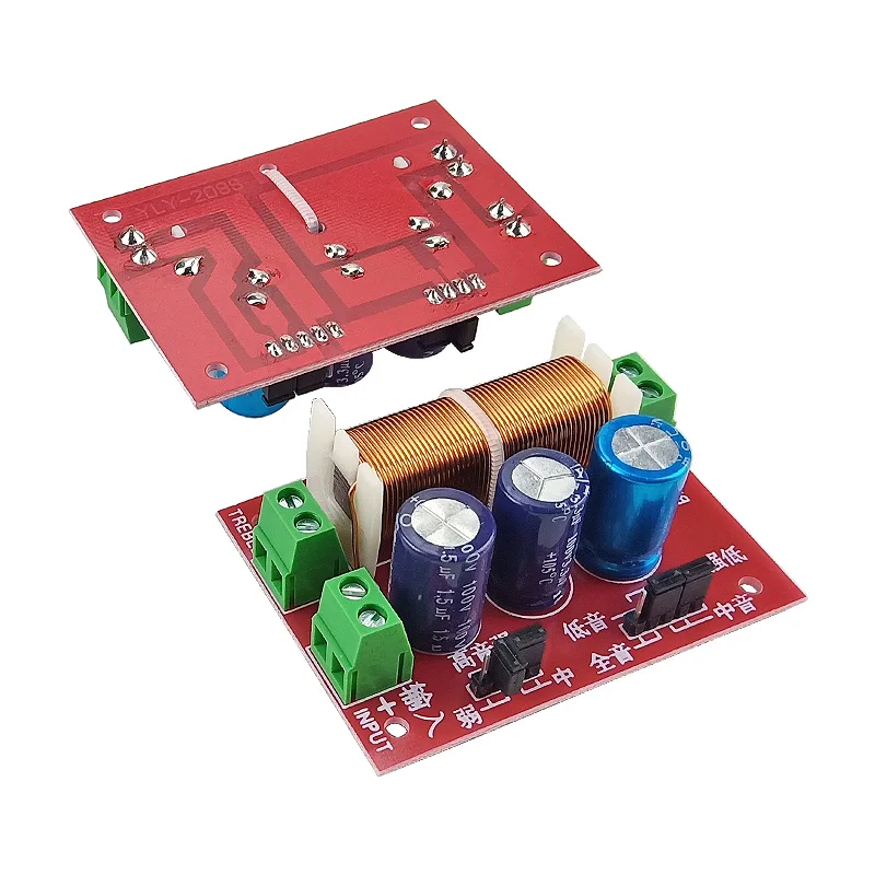 GHXAMP 400W отлажен Динамик 2 Way кроссовер регулировки звука твитер басовый s emi фильтр
