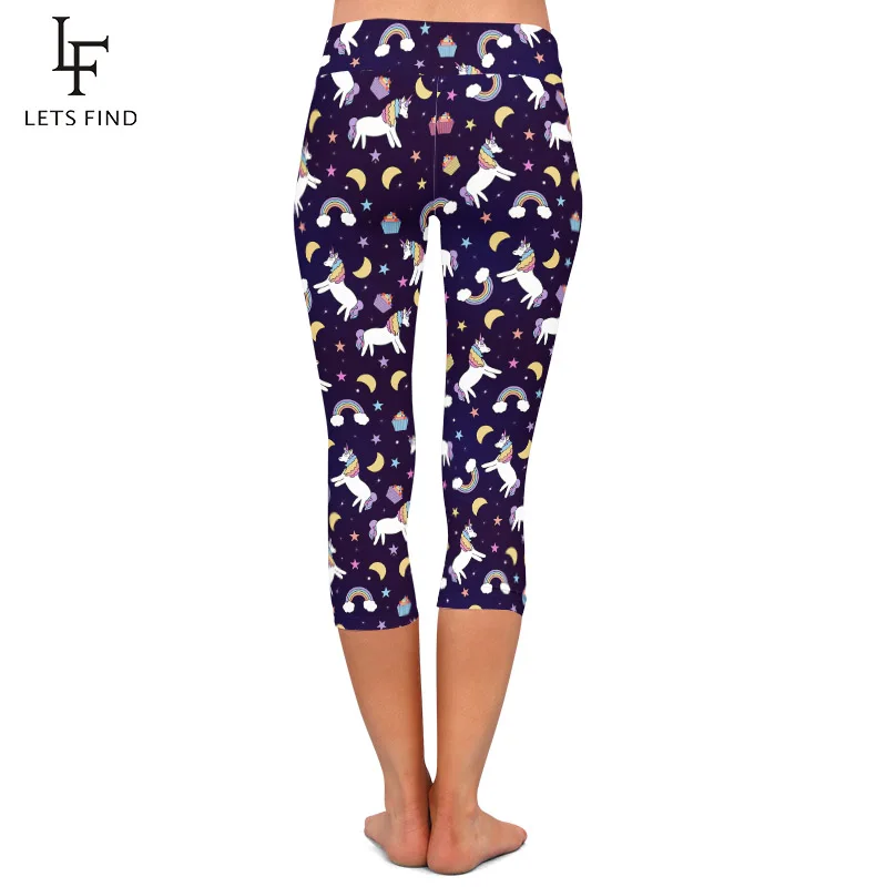 Леггинсы LETSFIND женские с завышенной талией мягкие облегающие капри для фитнеса