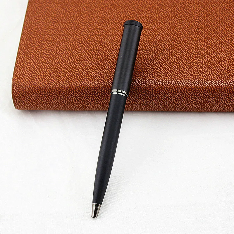 Роскошная миниатюрная шариковая ручка полностью металлическая 0 7 мм черные