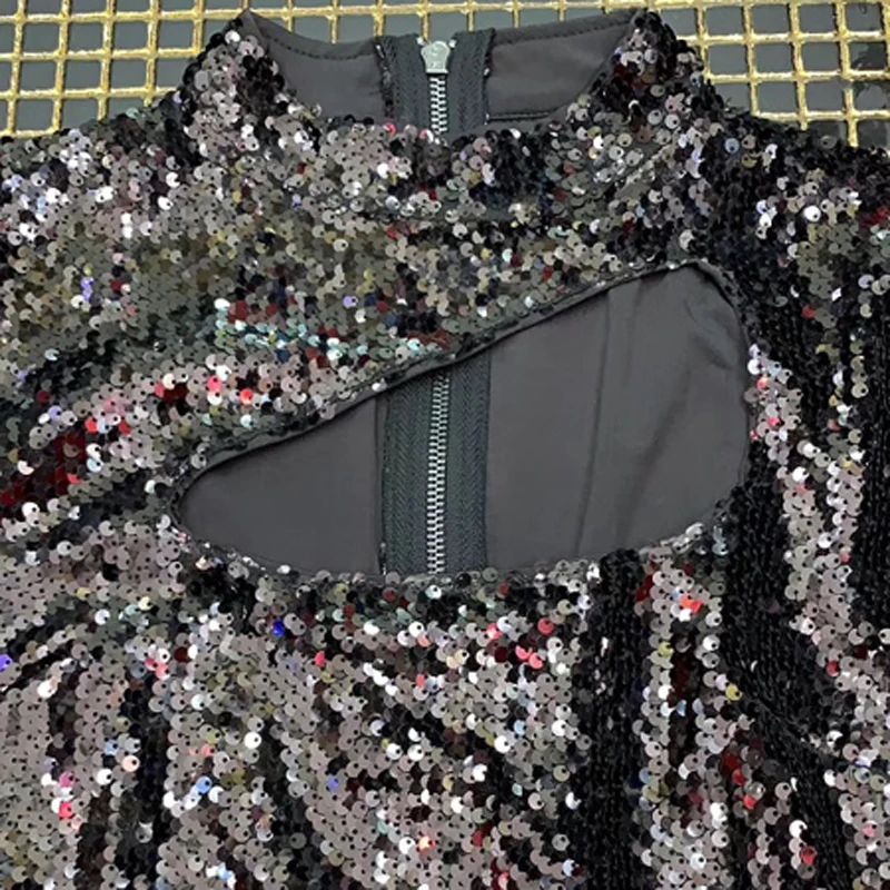 Женское Повседневное платье с длинным рукавом круглым вырезом и