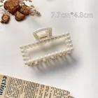 Заколки для волос с жемчугом, геометрические модные крупные заколки для волос, роскошные дизайнерские заколки для волос, головной убор, аксессуары для волос для женщин