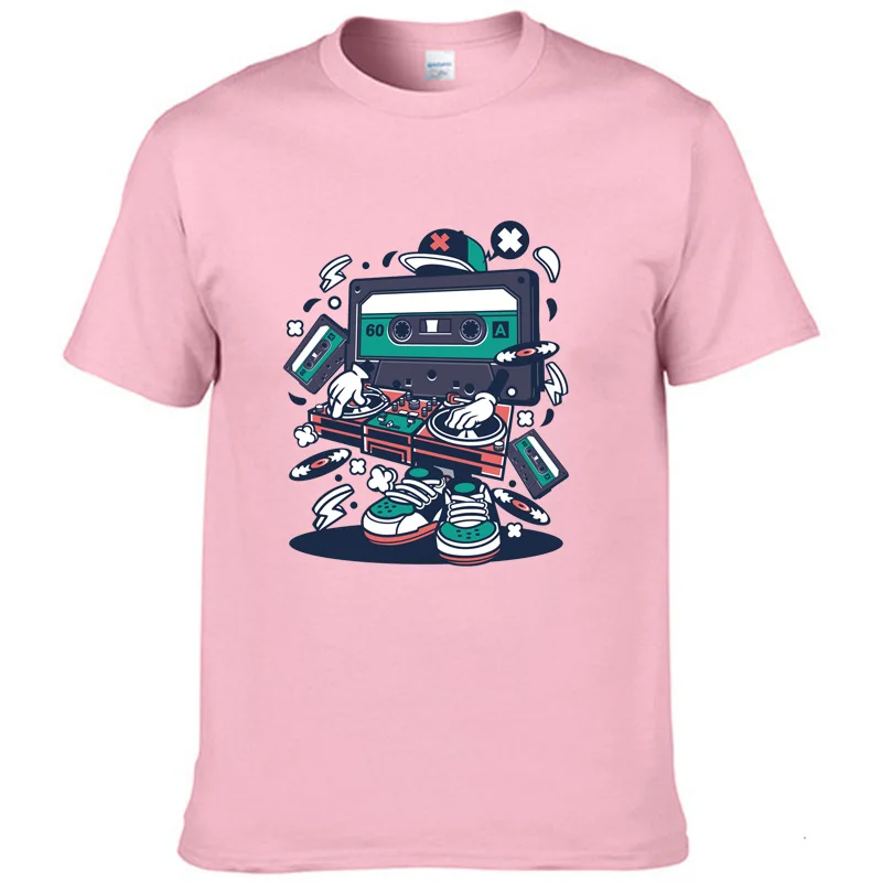 

2021 Summer Cotton Men's Fashion Top Casual Short-sleeved Solid Color Unisex Round Neck hip-hop T-shirt Sports Top