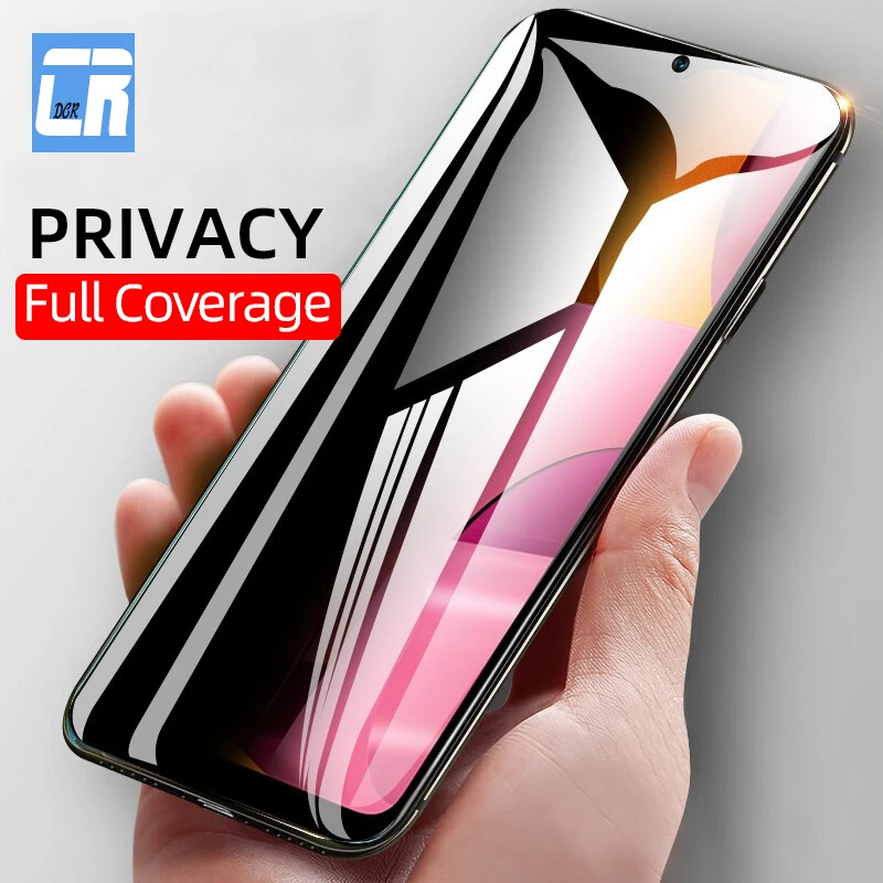 

Full Gule Anti-spy Tempered Glass for Samsung Galaxy A30 A50 A21S A3 A41 A11 A10 A20 E A01 M11 A51 A71 Privacy Screen Protector