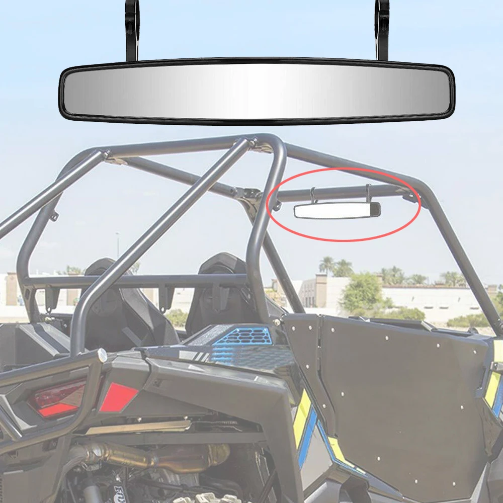 Зажим для зеркала заднего вида шириной 1 75 дюйма и 15 дюймов совместим с Polaris RZR 800 1000