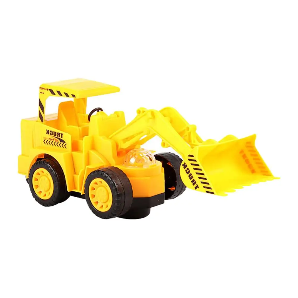 

1PC The latest Electric Universal Car Projection light Music Rotating Excavator Engineering Vehicle Children's Toy Car Boys Gift