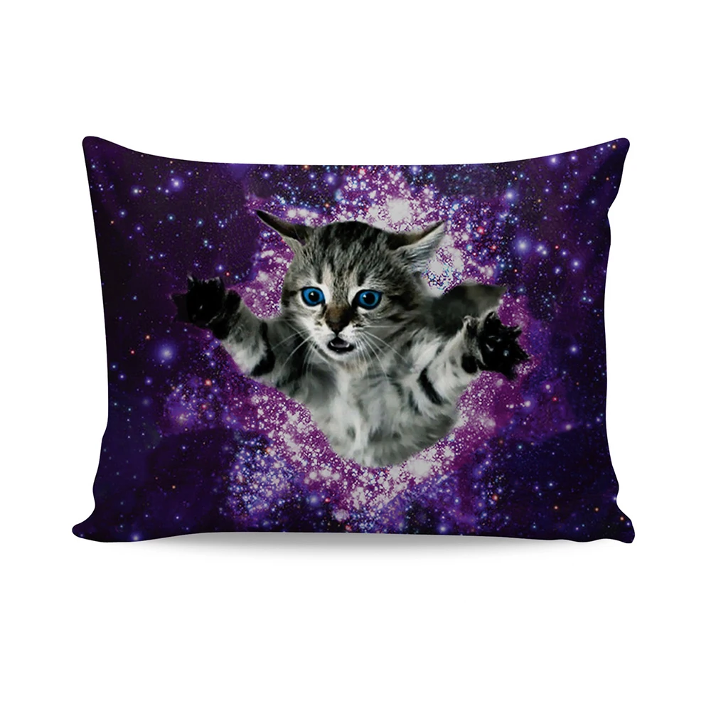 

The Kitten No One Loved 3d printed Pillow Case Polyester Decorative Pillowcases Throw Pillow Cover
