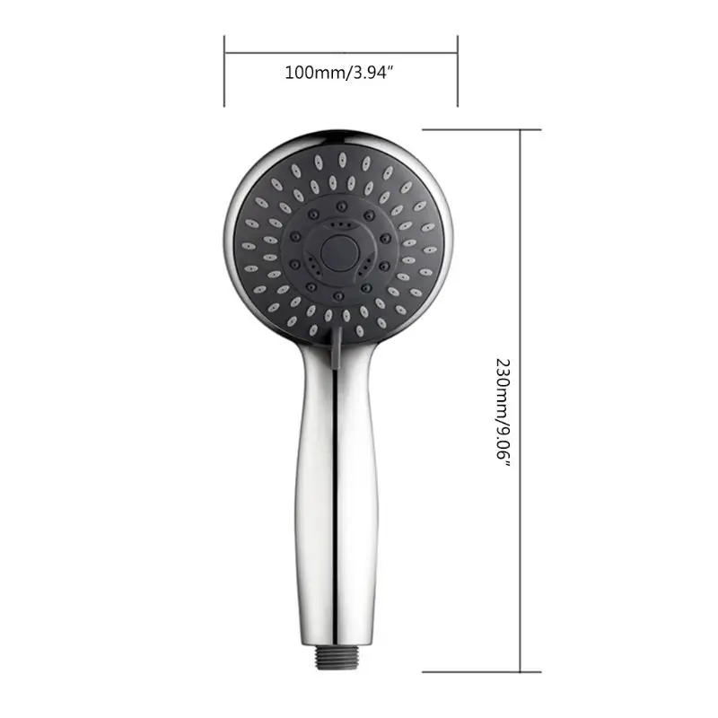 

Shower Head with High Pressure 5 Spray Setting Water Saving Detachable Handheld