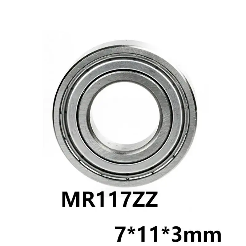 

10 Pieces/batch Mr117Zz Deep Groove Ball Bearing Miniature Bearing Mr117-Zz 7 * 11 * 3Mm High Quality Chrome Steel