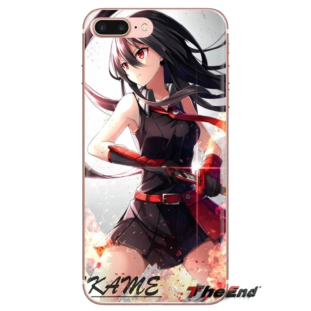 Прозрачный чехол из ТПУ для девочек-убийца Акаме Xiao mi 6 A1 Max x 2 5X 6X Red Note 5 5A 4X 4A A4 4 3 Plus