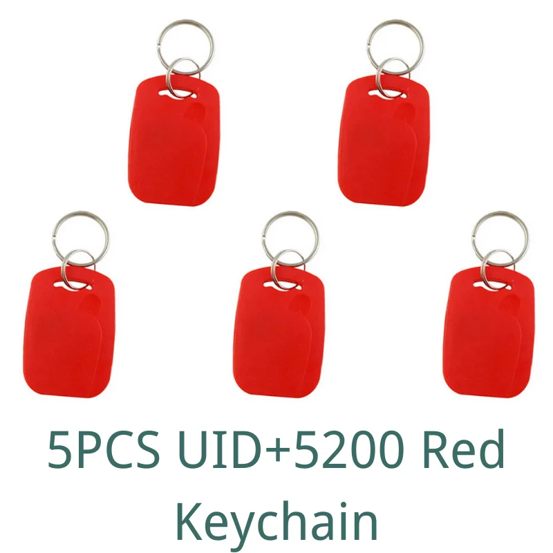 

Умный Двухчастотный RFID-чип T5577 EM4305, 125 МГц, 13,56 кГц, брелок для ключей NFC S50 клонирование; Копирование, 5/10 шт.