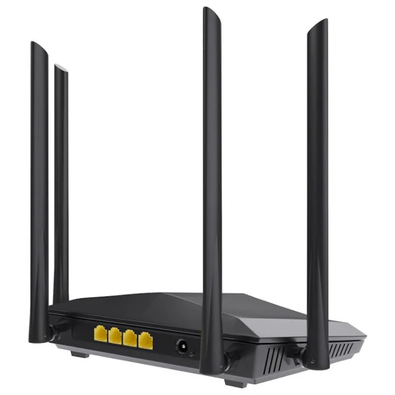 Wi Fi роутер Tenda AC6 двухдиапазонный 2 4 ГГц 5 1167 Мбит/с 128 Мб DDR3 1 с антеннами Сетевой