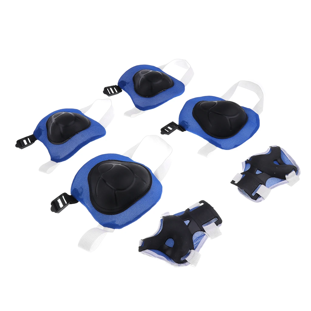 Детский комплект защитной экипировки наколенники и налокотники с защитой