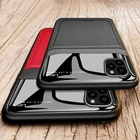 Роскошный кожаный чехол для iphone 11 pro max, защитный чехол для объектива камеры iphone 11 pro 2019, силиконовый чехол для iphone11, чехлы