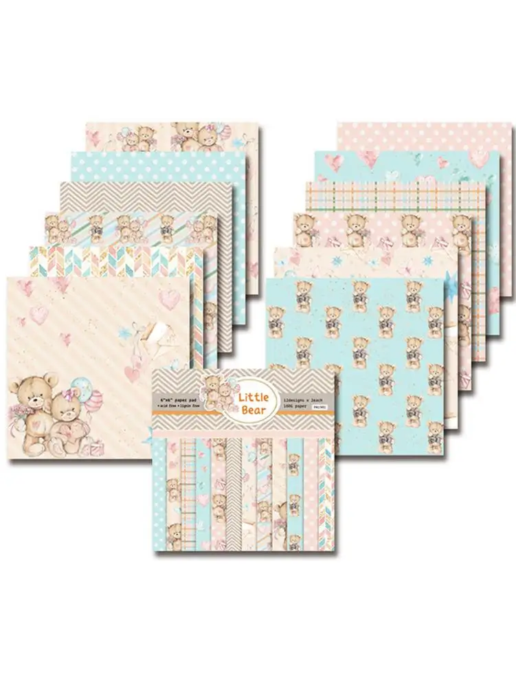 Бумажные подкладки для скрапбукинга 24 листа|Декоративные доски| |